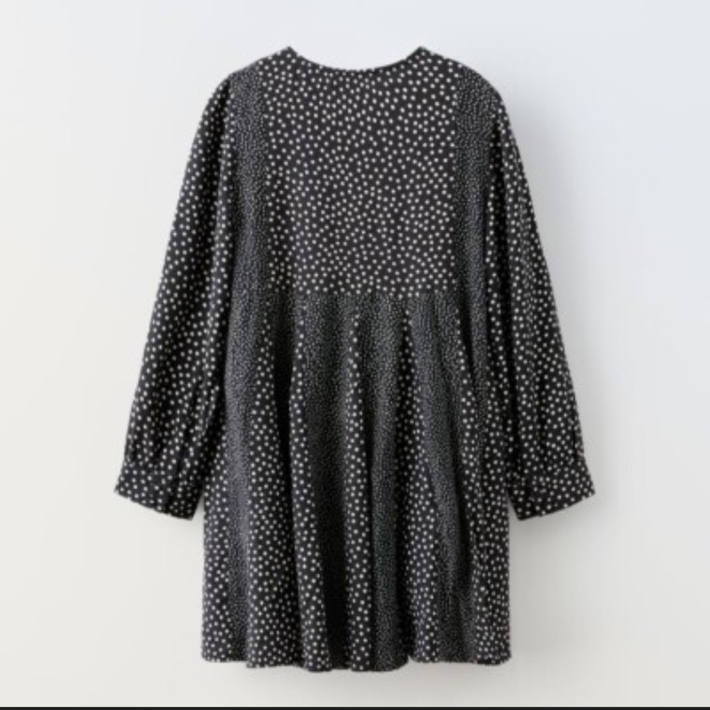 Zara Black and White Polka Dot‎ Dress